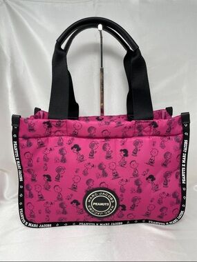 Marc Jacobs x Peanuts fuchsia Tote Bag ( medium size)